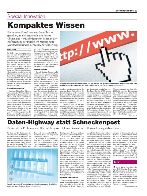 Komplette Ausgabe als Heft laden - economyaustria