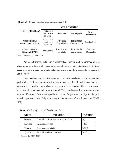 ClassificaÃ§Ã£o Internacional de Funcionalidade, Incapacidade e SaÃºde