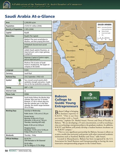 Saudi Arabia & KAUST - National US-Arab Chamber of Commerce