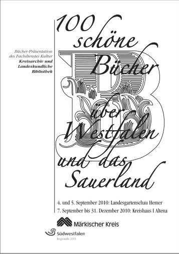 4. und 5. September 2010: Landesgartenschau ... - MÃ¤rkischer Kreis
