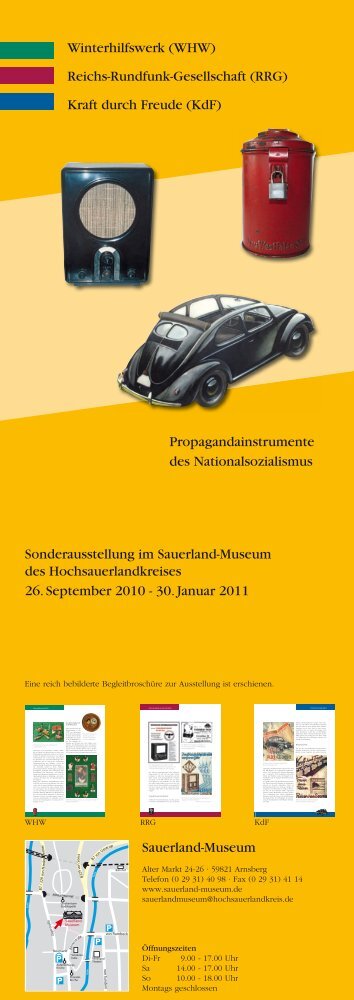 Propagandainstrumenten - Sauerland-Museum
