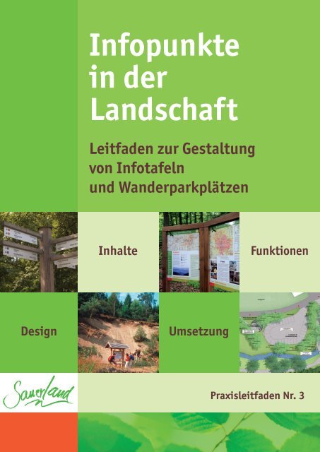 Praxisleitfaden 3_Gestaltung von Infotafeln.pdf - Sauerland-Tourismus