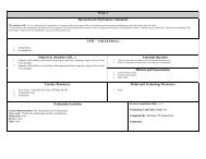 Volleyball Curriculum Map