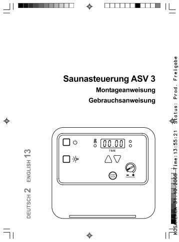 Saunasteuerung ASV 3