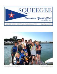 SQUEEGEE - Sausalito Yacht Club