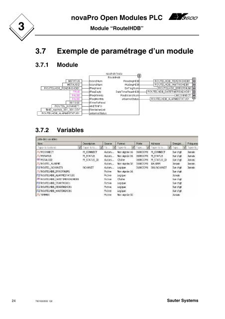 novaPro Open Modules PLC - Sauter Building Control Schweiz AG