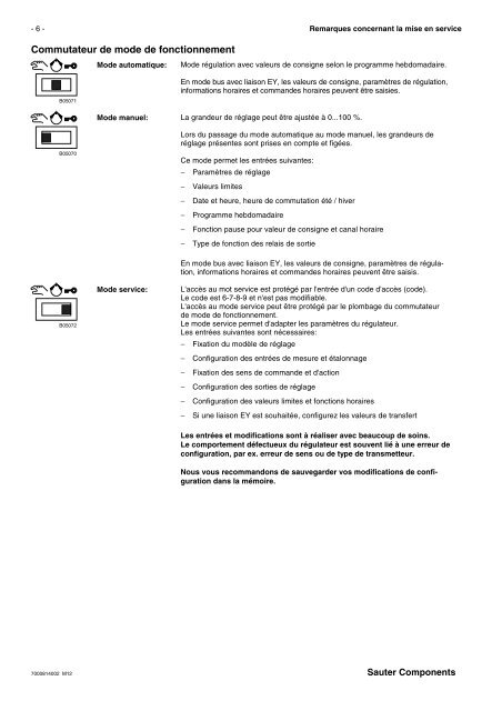 RÃ©gulateur de ventilation et climatisation - sauter-controls.com ...