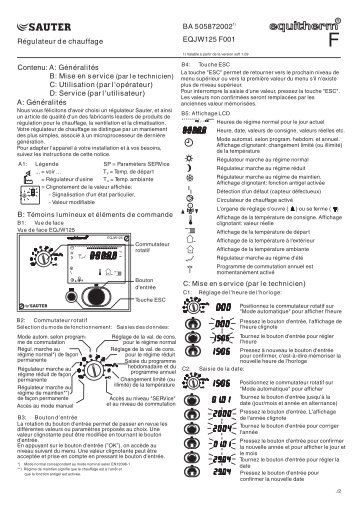 EQJW125 (0505872002 A) - sauter-controls.com sauter-controls.com