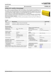 moduFlex, novaFlex - Universalregler - Sauter