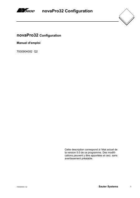 novaPro32 Configuration (7000904002 Q2) - sauter-controls.com ...