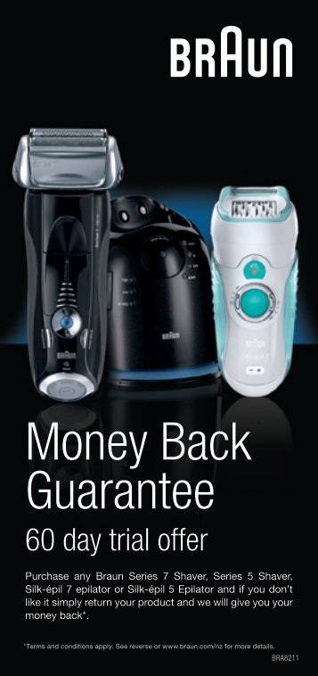 Money Back Guarantee - Braun