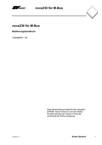 nova230 für M-Bus