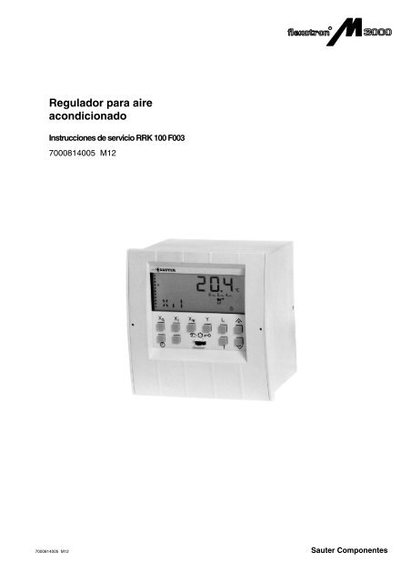 Regulador para aire acondicionado - sauter-controls.com sauter ...