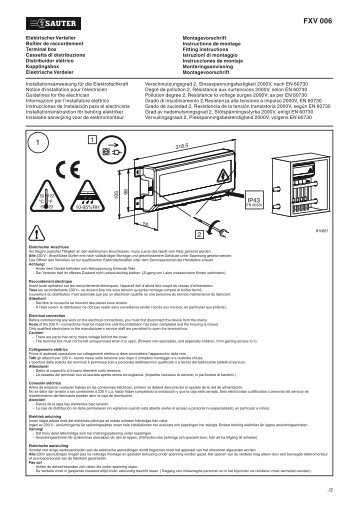 FXV 006 - sauter-controls.com sauter-controls.com