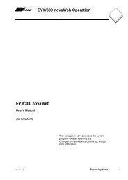 EYW300 novaWeb: Operation (7001049003) - sauter-controls.com ...