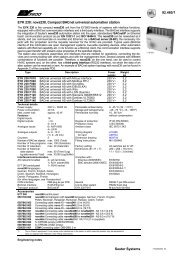 92.460/1 Sauter Systems EYK 230: nova230, Compact BACnet ...