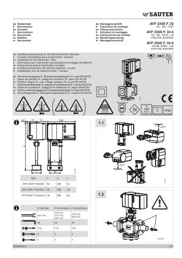 AVF 234S F. 32 AVF 234S F. 32-5 AVF 234S F. 32-6 - Sauter