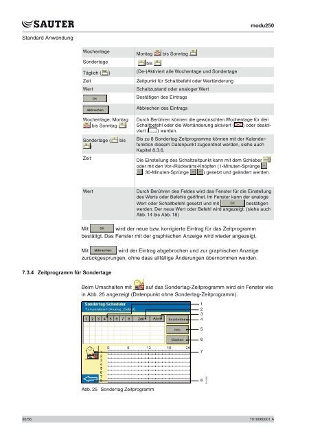 SAUTER EY-modulo 2 Touch Panel modu250 - sauter-controls.com ...