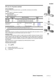 Pneumatic restrictor (7169400003) - sauter-controls.com sauter ...