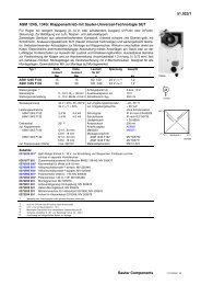 Produktdatenblatt - Sauter