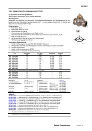 Material- und Umweltdeklaration - Sauter