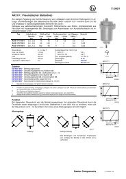 Produktdatenblatt - Sauter