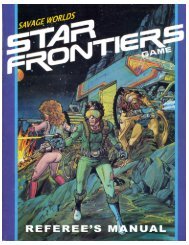 Star Frontiers GM Guide - Savage Heroes