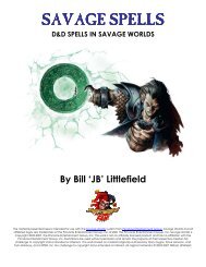 SAVAGE SPELLS SAVAGE SPELLS - Savage Heroes