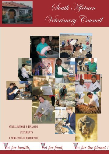 Annual Report - the South African Veterinary Council