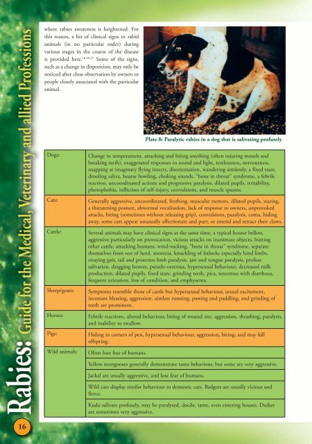 Rabies Guide 2010.pdf - the South African Veterinary Council