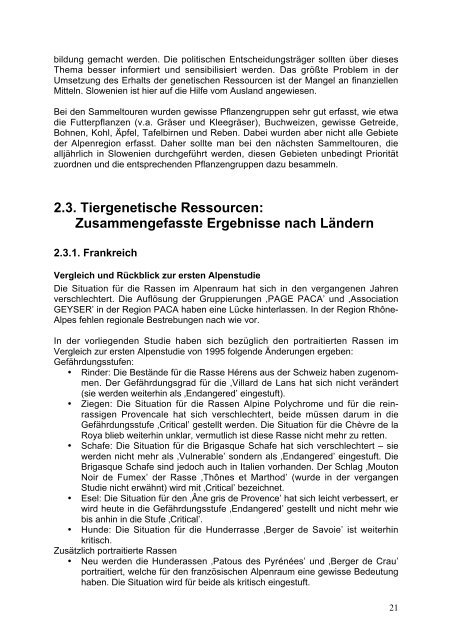 Volltext deutsch - Safeguard for Agricultural Varieties in Europe