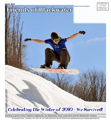 March 2010 - Friends of Blackwater Canyon