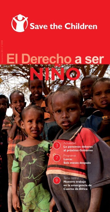 Save the children. El derecho a ser niÃ±o 2011