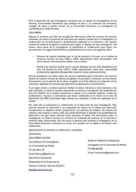 Informe - Save the Children