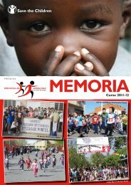 Memoria VIII Carrera - Save the Children