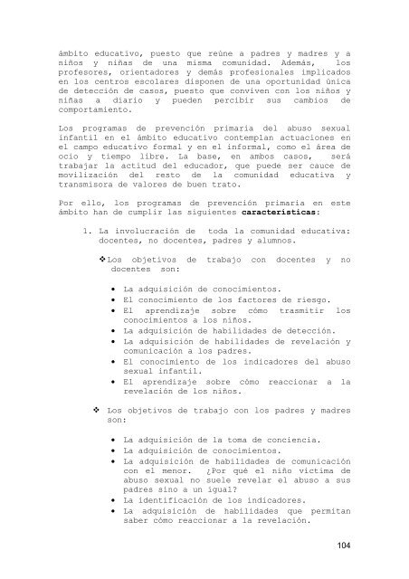 Abuso sexual infantil: Manual de formaciÃ³n para profesionales - Amuvi