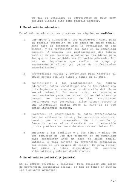 Abuso sexual infantil: Manual de formaciÃ³n para profesionales - Amuvi