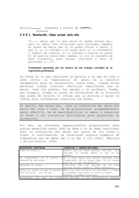 Abuso sexual infantil: Manual de formaciÃ³n para profesionales - Amuvi