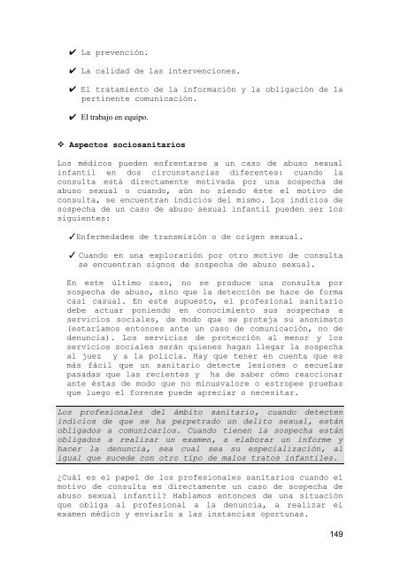 Abuso sexual infantil: Manual de formaciÃ³n para profesionales - Amuvi