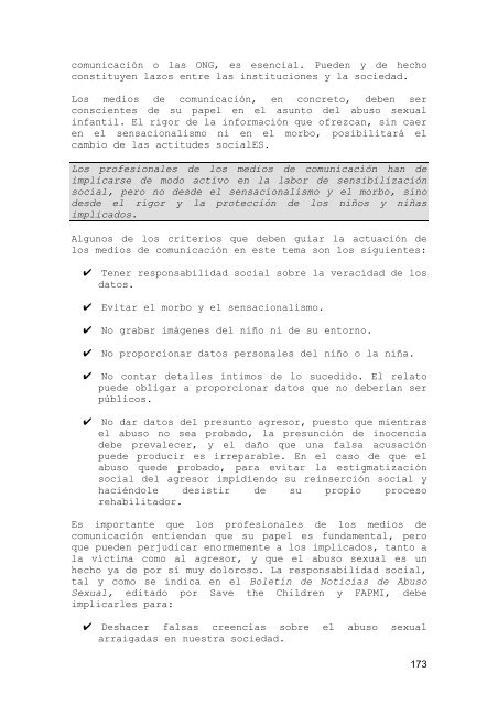 Abuso sexual infantil: Manual de formaciÃ³n para profesionales - Amuvi