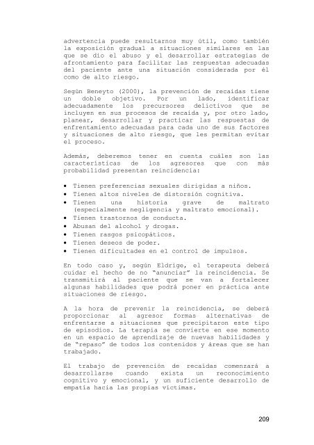 Abuso sexual infantil: Manual de formaciÃ³n para profesionales - Amuvi