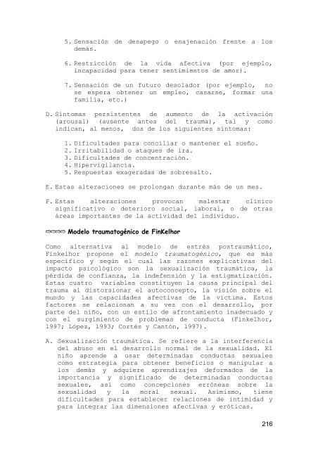 Abuso sexual infantil: Manual de formaciÃ³n para profesionales - Amuvi