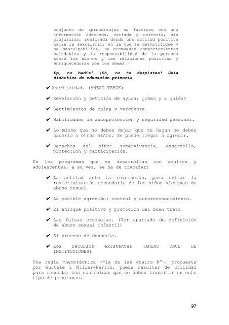 Abuso sexual infantil: Manual de formaciÃ³n para profesionales - Amuvi