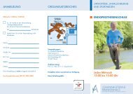 Flyer Endoprothesenschule - savita GmbH