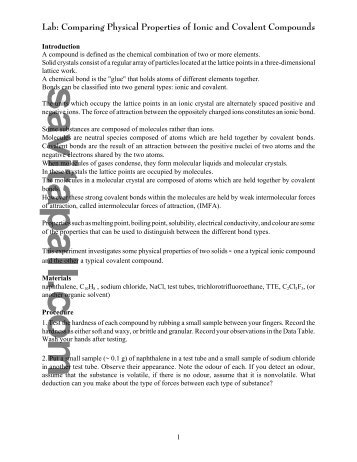 Worksheets Properties Of Ionic Compounds Worksheet properties of ionic compounds worksheet worksheet