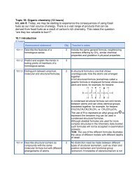 Topic 10: Organic chemistry - Savita Pall and Chemistry