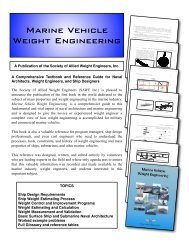 Marine Vehicle Weight Engineering Flyer (pdf) - Society of Allied ...