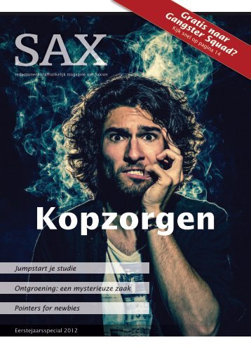 Eerstejaarsspecial 2012 - Sax.nu