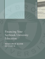 Financial Resources Guide - Saybrook University