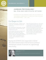 Specialization in Jungian Studies - Saybrook University